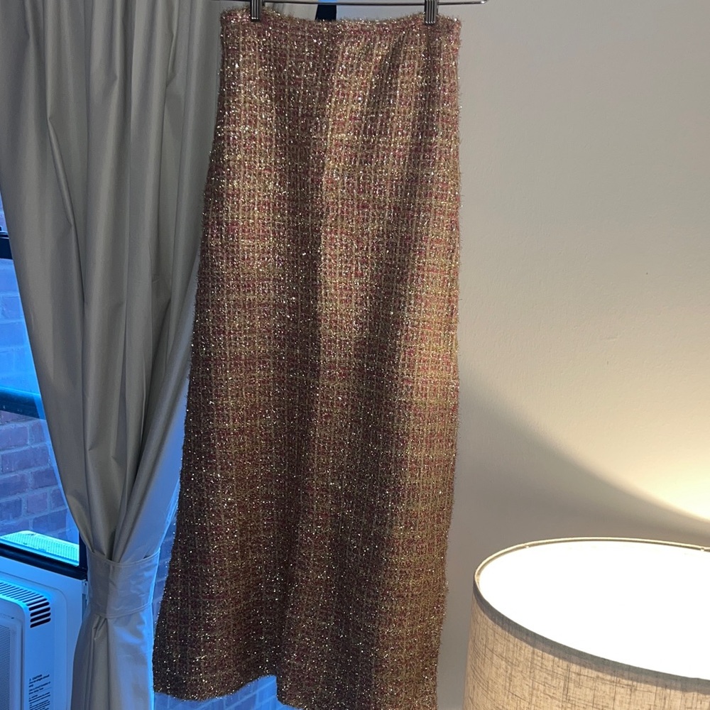 NWT Zara Multicolor Tweed A-Line Dress that can be worn as a skirt too